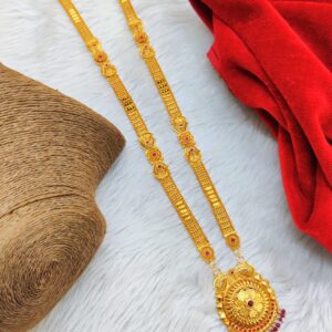 #1grammangalsutra #ganthan #mattgold #weddingwear #longmangalsutra