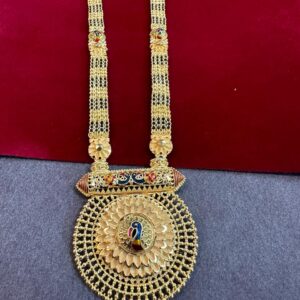 #1gramgoldformingms #longganthan #1grammangalsutra #flowermotifmangalsutra #ganthan #mattgold #onegramgoldjewellery #viral #imitationjewellery #virals #bridalmakeup #weddingjewellery #marathi #maharshtrianbride#weddingwear #longmangalsutra