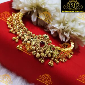 Sajshrungar Traditional Belpan Thushi/Goldplated Choker/ Nacklace For Women & Girls