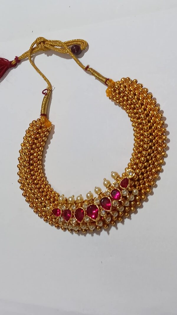 Sajshrungar Gold Plated Thushi For Women & Girls